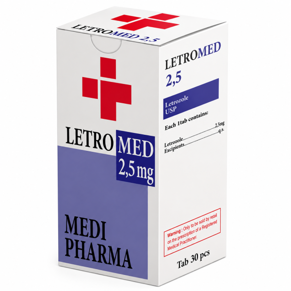 Letromed 2.5 (letrozole 2.5mg/tab)